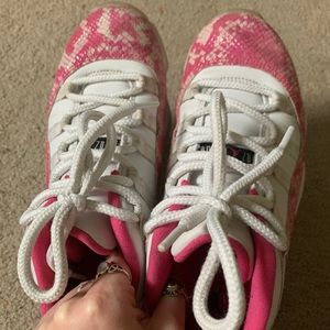 Jordan 11s Lows Pink Snakeskin